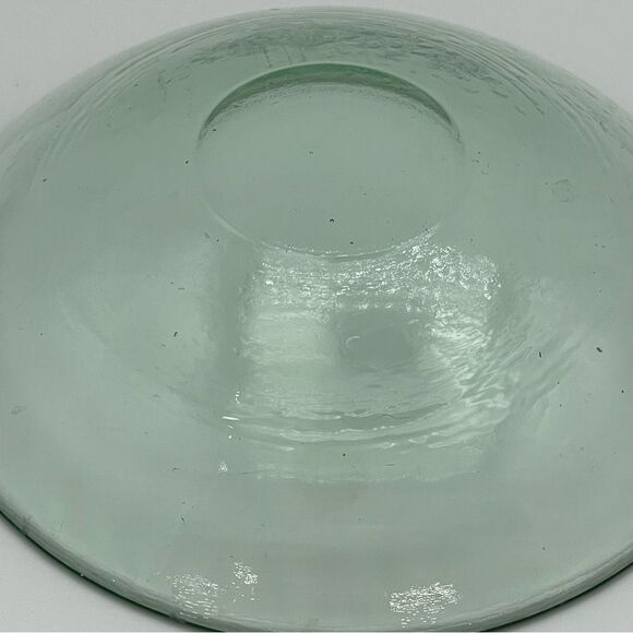 Fire & Light Modern Green Glass Art Bowl - Picture 5 of 6